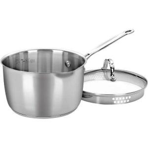 Cuisinart 7193-20P Chef’s Classic Stainless 3-Quart Cook and Pour Saucepan with Cover
