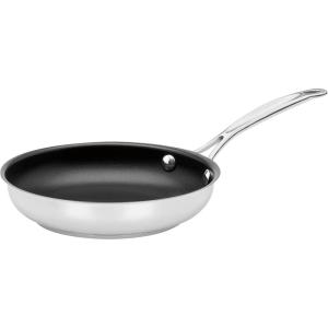 Cuisinart Chef’s Classic 8″ Stainless Steel Nonstick Skillet engineered with PURELYCERAMIC™, 722C-20NS