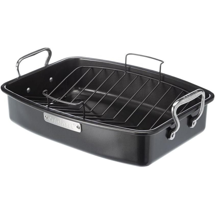 imageCuisinart ASR1713V Ovenware Classic Collection 17by13Inch Roaster with Removable RackSilver