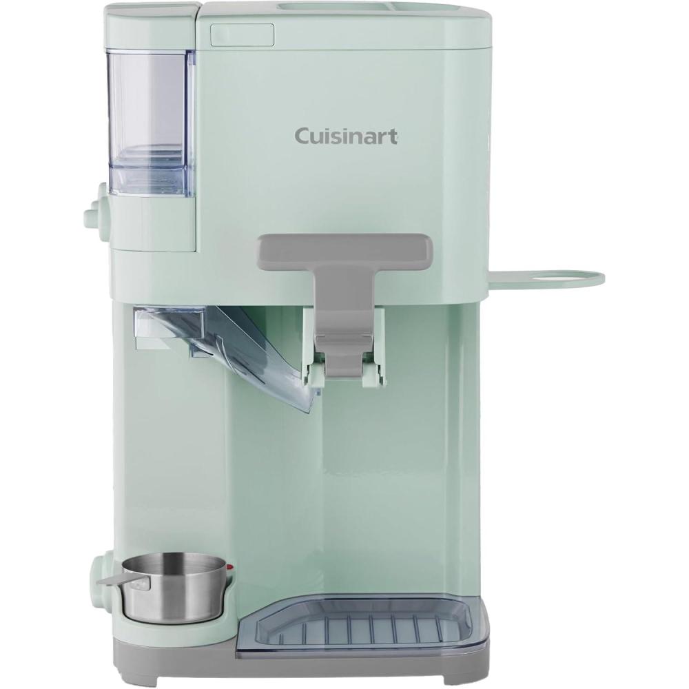 imageCuisinart Soft Serve Ice Cream Machine Mix It In Ice Cream Maker for Frozen Yogurt Sorbet Gelato Drinks 15 Quart White ICE48Mint Green