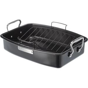 Cuisinart ASR-1713V Ovenware Classic Collection 17-by-13-Inch Roaster with Removable Rack(Silver)