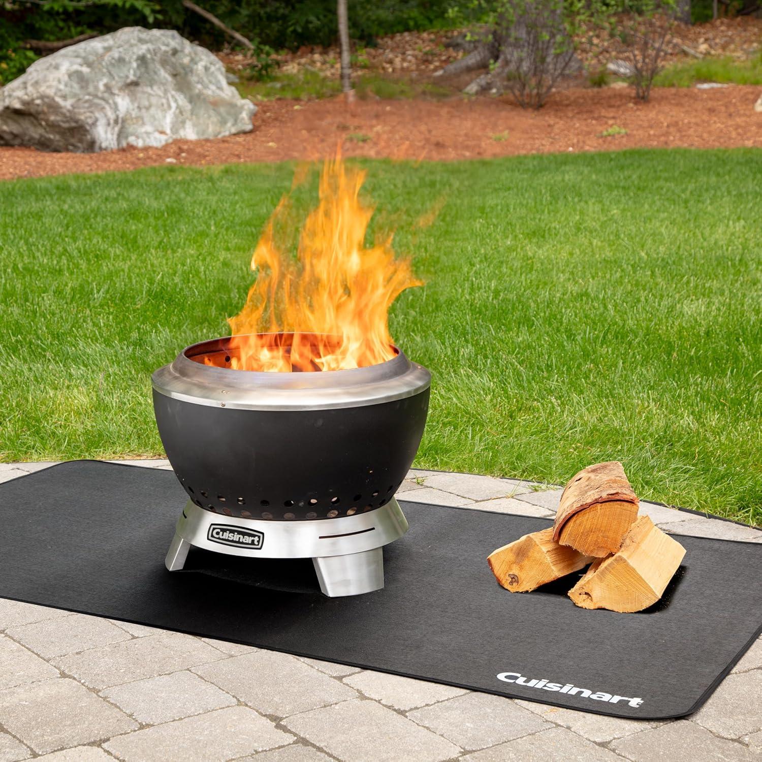imageCuisinart 195 Cleanburn Smokeless Fire Pit with Removable Base for Ash Portable Wood Burning Outdoor Fireplace Stainless Steel Smoke Free Outdoor Heater Enhanced Airflow and Easy CleanupCleanburn 195 Fire Pit