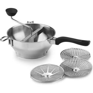 Cuisinart Food Mill, Stainless Steel Food Mill, 2.3 Qt capacity, Black & Silver