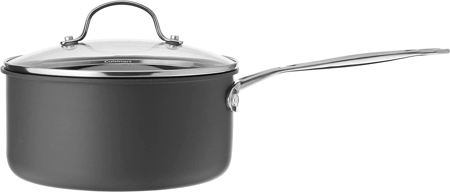 imageCuisinart 61918 NonstickHardAnodized 2Quart Saucepan wCoverSaucepan wCover