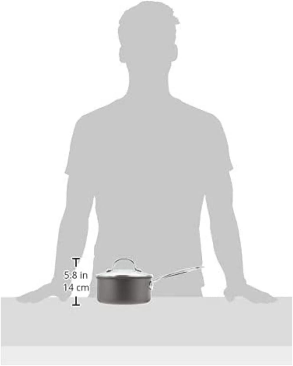 imageCuisinart 61918 NonstickHardAnodized 2Quart Saucepan wCoverSaucepan wCover