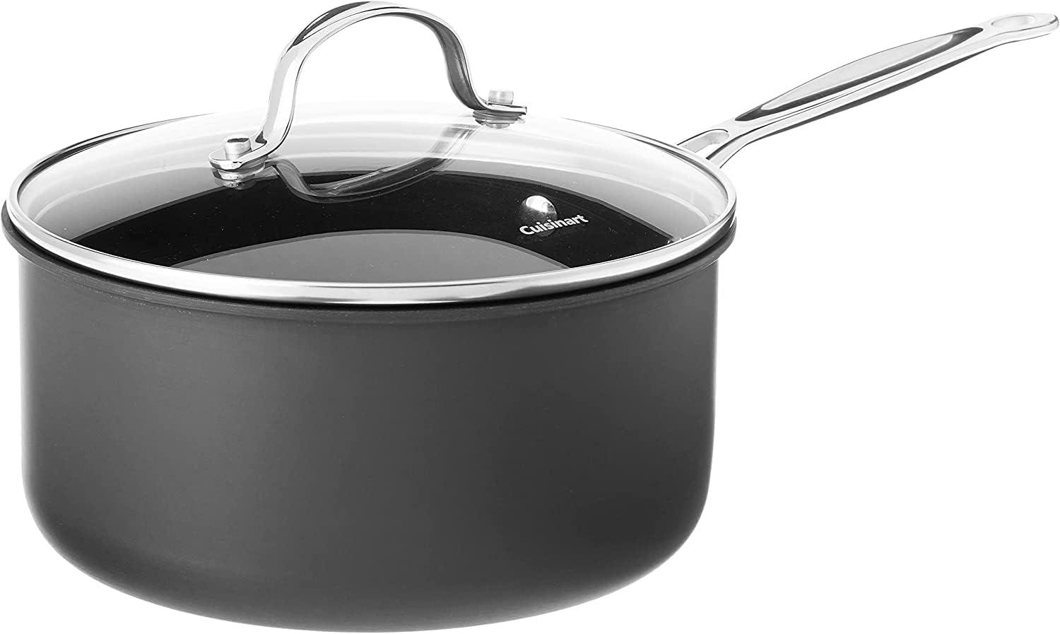 imageCuisinart 61918 NonstickHardAnodized 2Quart Saucepan wCoverSaucepan wCover