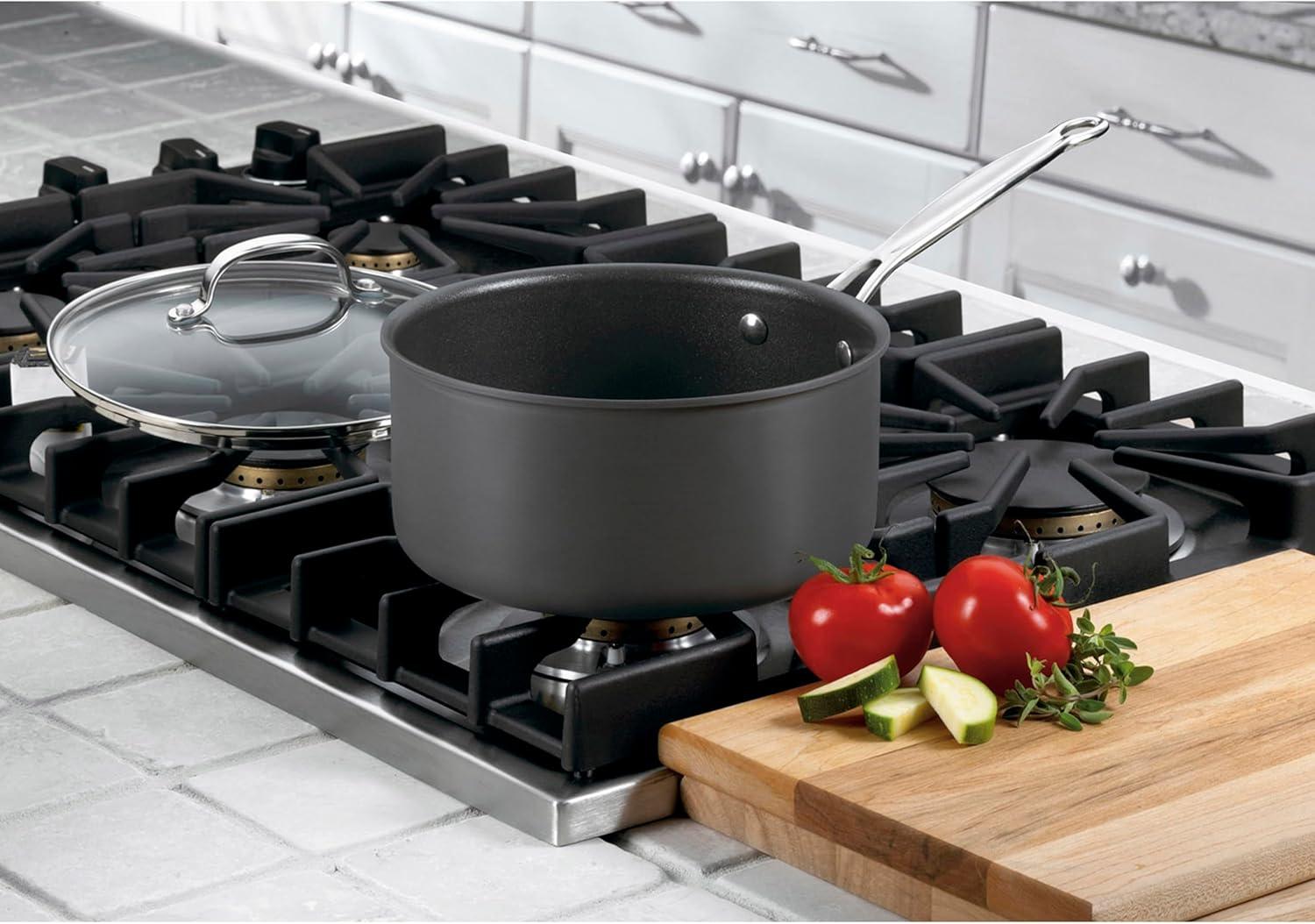 imageCuisinart 61918 NonstickHardAnodized 2Quart Saucepan wCoverSaucepan wCover