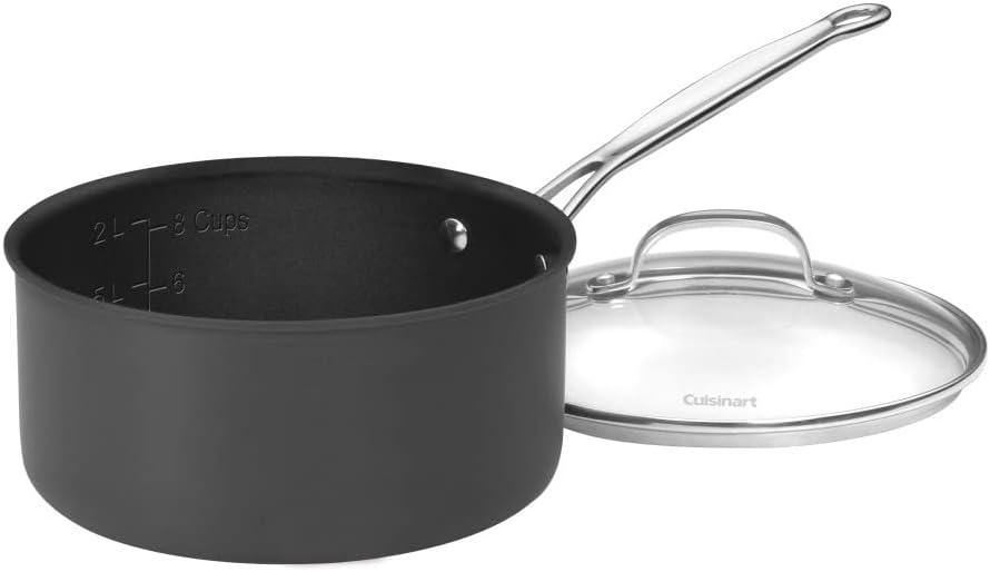imageCuisinart 61918 NonstickHardAnodized 2Quart Saucepan wCoverSaucepan wCover