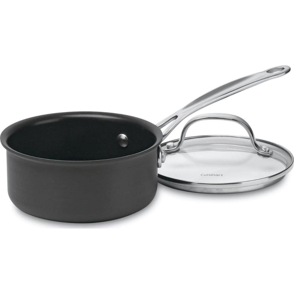 imageCuisinart 61918 NonstickHardAnodized 2Quart Saucepan wCoverSaucepan wCover