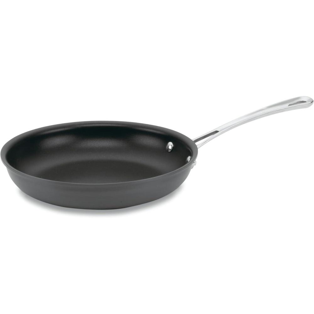imageCuisinart Chefs Classic Stainless Cookware 10 Open SkilletBlack