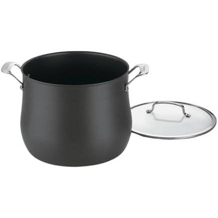 imageCuisinart Contour Hard Anodized 12 Quart Stockpot wCover