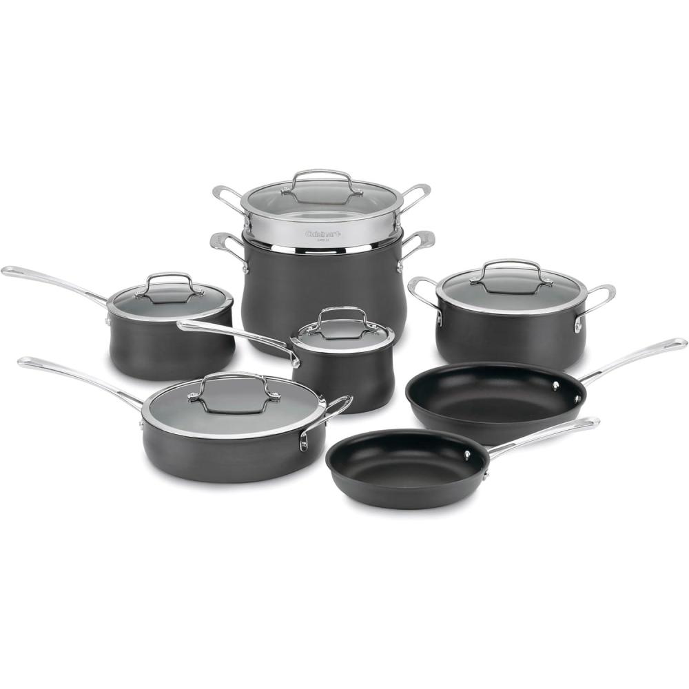 imageCuisinart Contour Hard Anodized Cookware 13 Piece Set