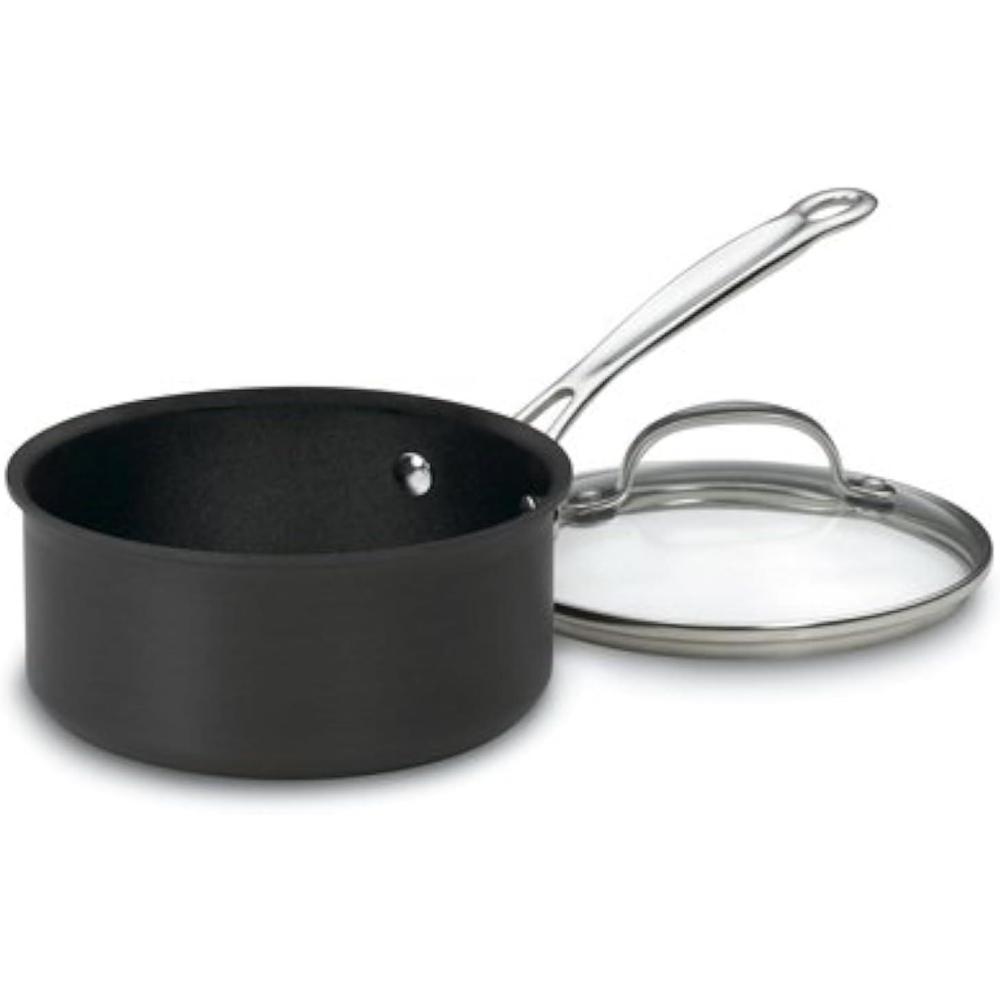 imageCuisinart Saucepan with Lid Size 15 qtNonStick Hard Anodized