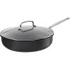 imageCuisinart 12Inch Deep Fry Pan wCover Chefs Classic Nonstick Hard Anodized Collection 62230DFP1
