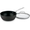 imageCuisinart 63524 Chefs Classic Nonstick HardAnodized 3Quart Chefs Pan with Cover