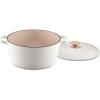imageCuisinart Earth amp Essence 5 Qt Casserole with Cover  Rosemary amp Thyme CI65025RTMWWhite