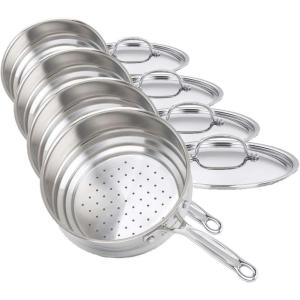 Cuisinart 7116-20 Chef’s Classic 20-Centimeter Universal Steamer with Cover(4 Quarts (Pack of 4))