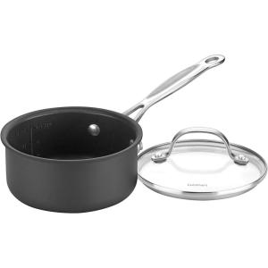 Cuisinart Chef’s Classic 2 Quart PURELYCERAMIC™ Non-Stick PFAS-Free Hard Anodized Saucepan, 619C-18