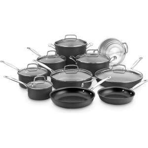 Cuisinart Chef’s Classic™ Nonstick Hard Anodized 14 Piece Set, 66C-14(17 Piece Set)