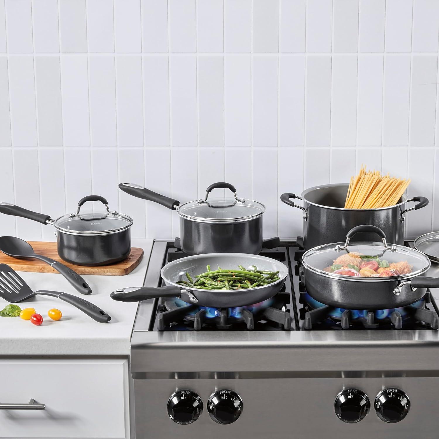 imageCuisinart 11Pc Advantage Ceramic Nonstick Set 55C11BK