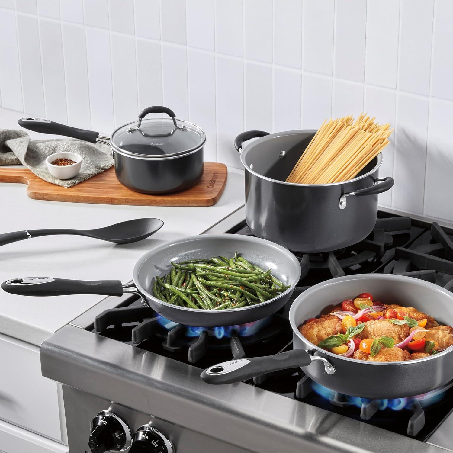 imageCuisinart 11Pc Advantage Ceramic Nonstick Set 55C11BK