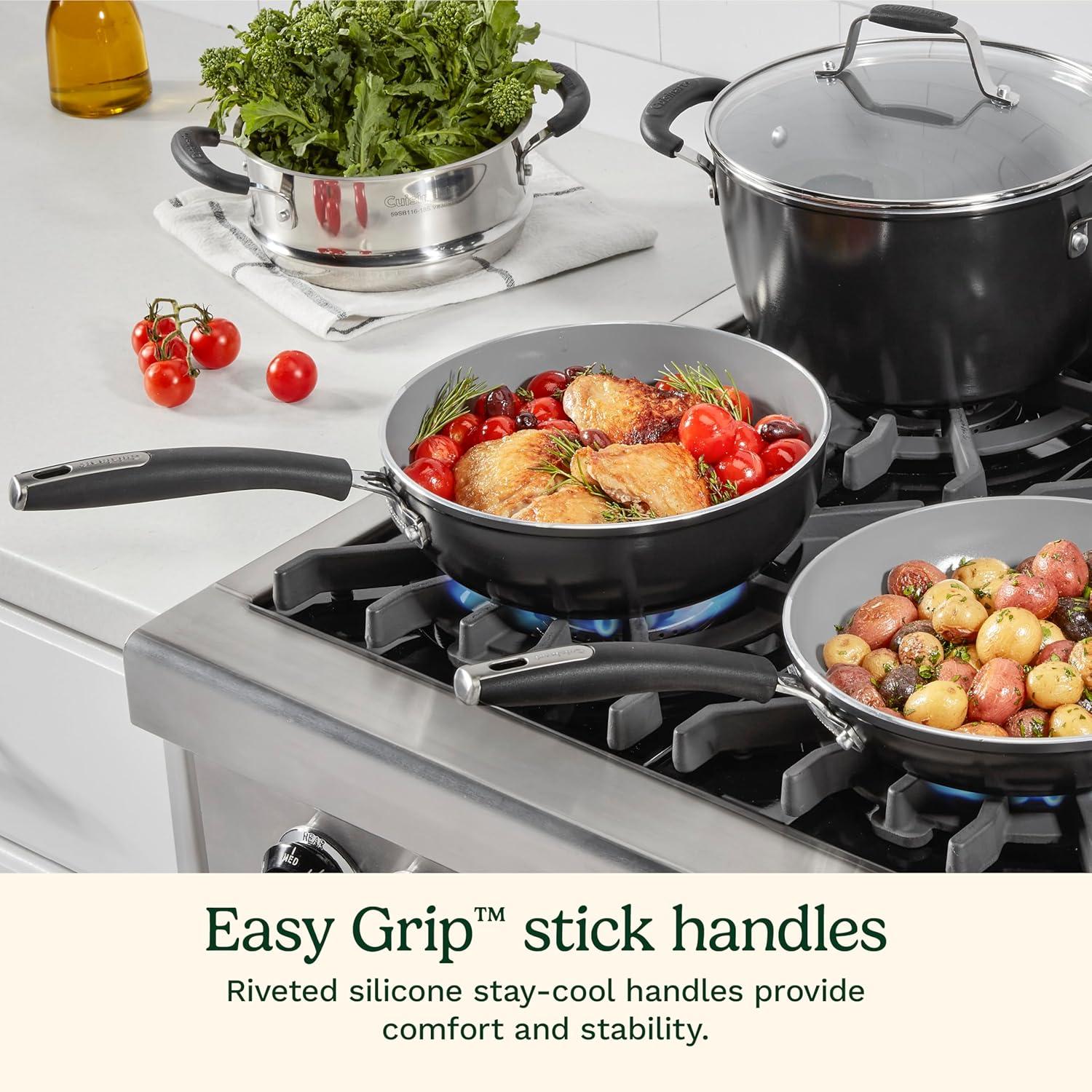 imageCuisinart 11Pc Intermix Ceramic Nonstick Set 59SB11BK