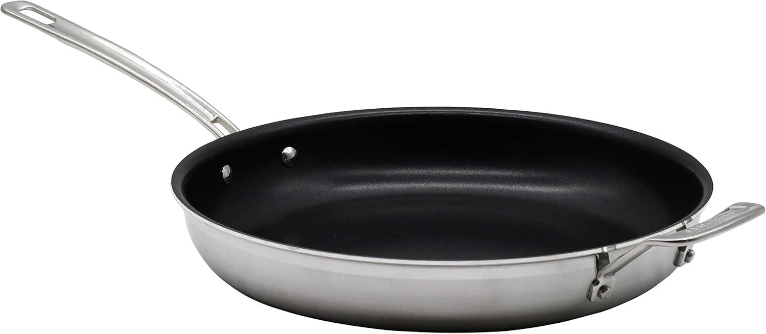 imageCuisinart 12Piece MultiClad Pro Triple Ply Stainless Steel Cookware Set Heat Surround Technology Cool Grip Handles Oven Safe to 500F MCPS12N Silver15Piece