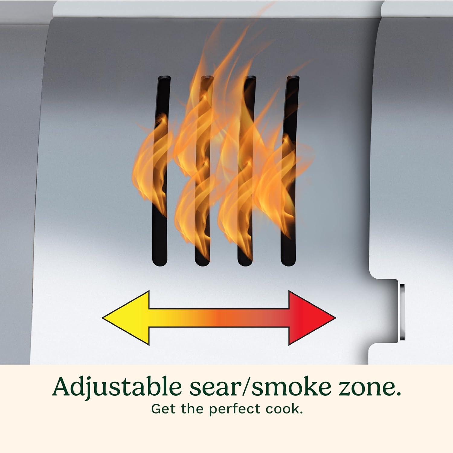 imageCuisinart 8in1 Portable Wood Pellet Grill and Smoker Compact for RV Tailgates Camping and Backyard Cooking Smoky Flavor Versatile Meat Smoker