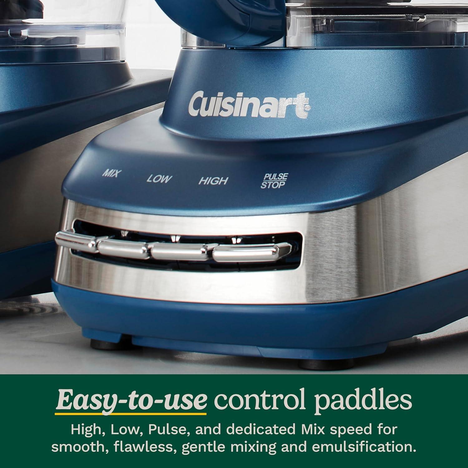 imageCuisinart FP130SS Core Custom 13Cup Multifunctional Food Processor Silver SandMarine Blue