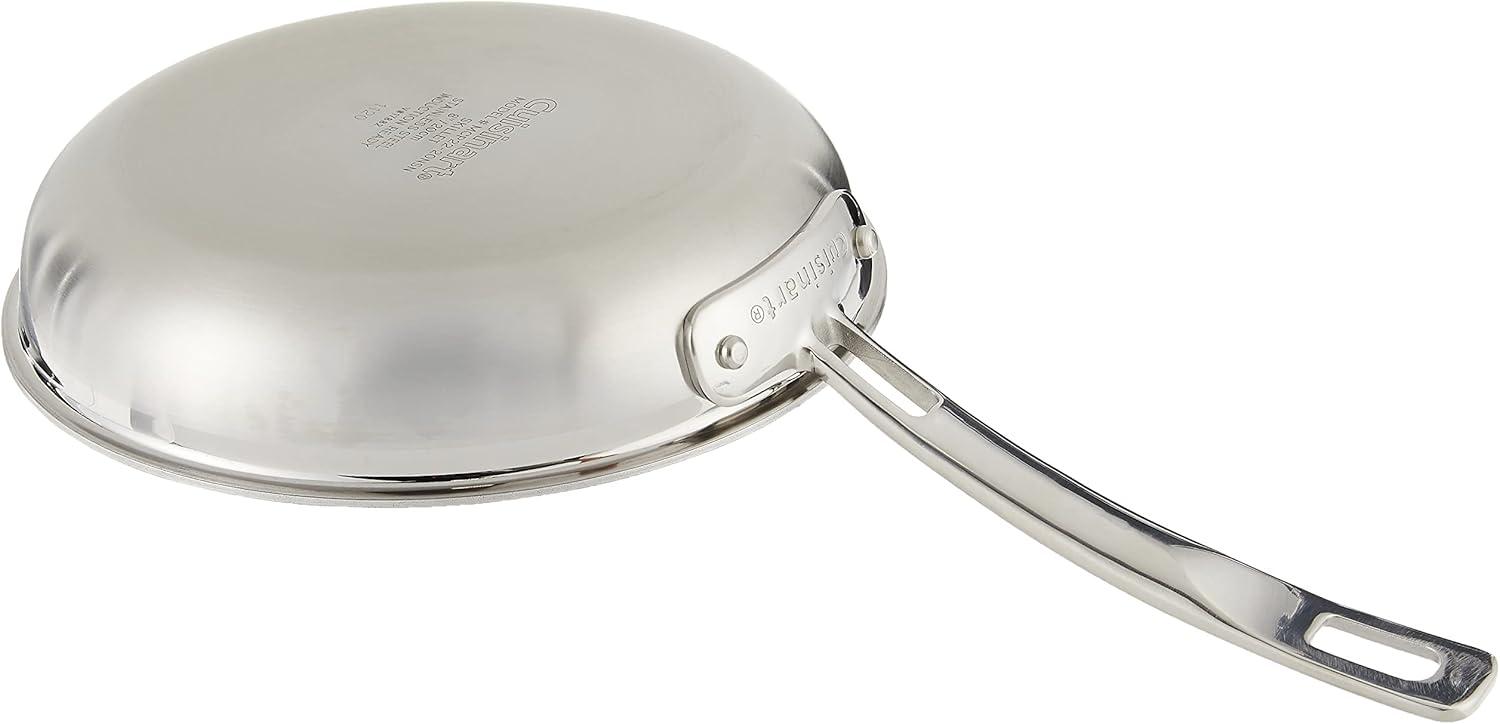 imageCuisinart MultiClad Pro 8 Open Skillet 8Inch Non Stick Stainless Steel MCPS22C20NSN8Inch