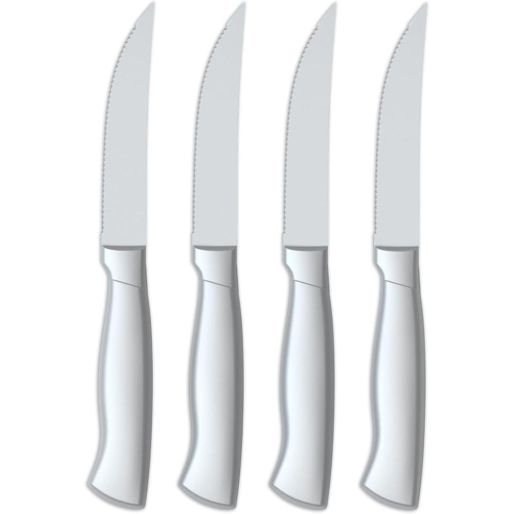 image4pc Stainless Steel Hollow Handle Steak Knife Set4 Piece Set