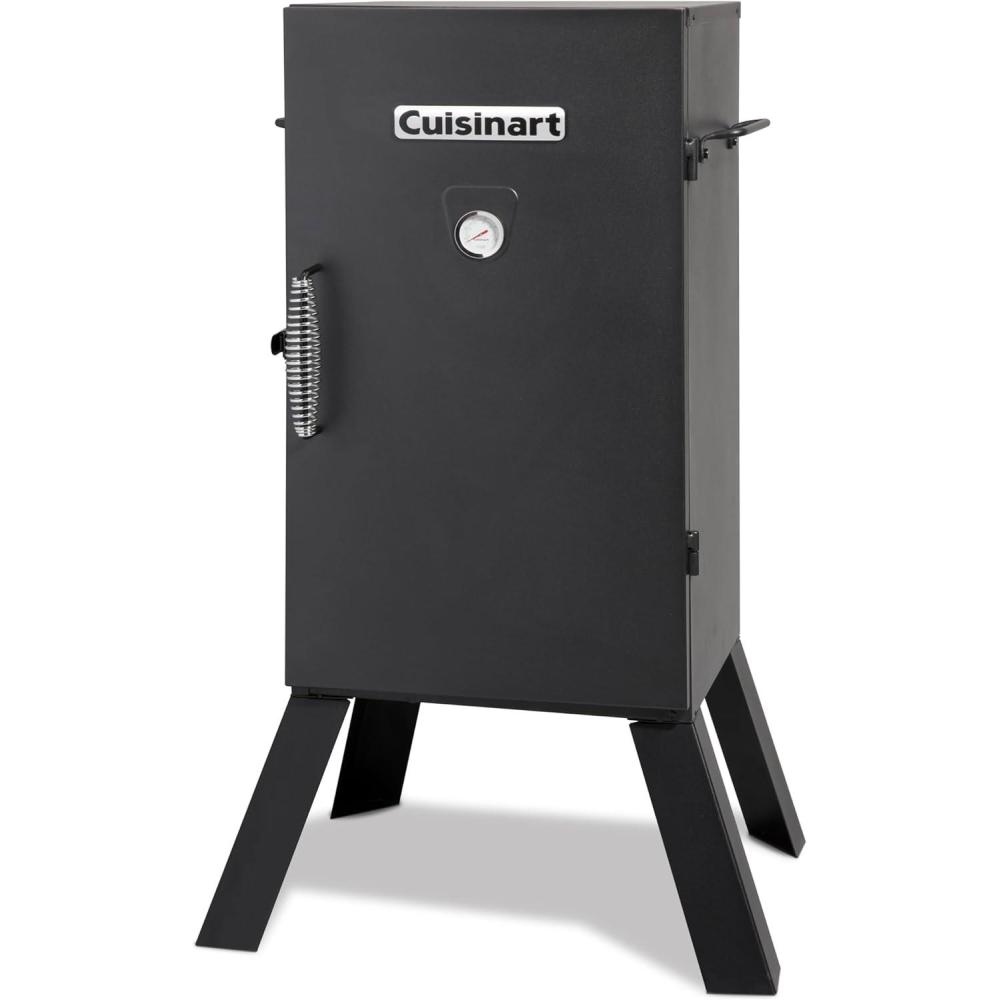 imageCuisinart 30 Electric Smoker 3 Adjustable Racks Large Capacity BBQ Meat Smoker Water amp Wood Trays for Smoked Meat Brisket Salmon amp Jerky Adjustable Temperature Control