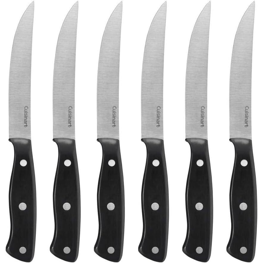 imageCuisinart C77TRS6SK Triple Rivet Collection 6Piece Steak Knife SetBlack