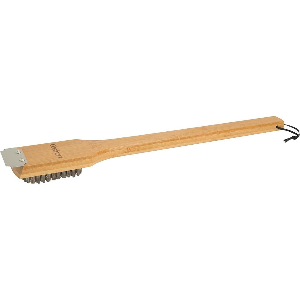 imageCuisinart CGWM059 Bamboo Grill Brush with Stainless Steel Brush Head 18
