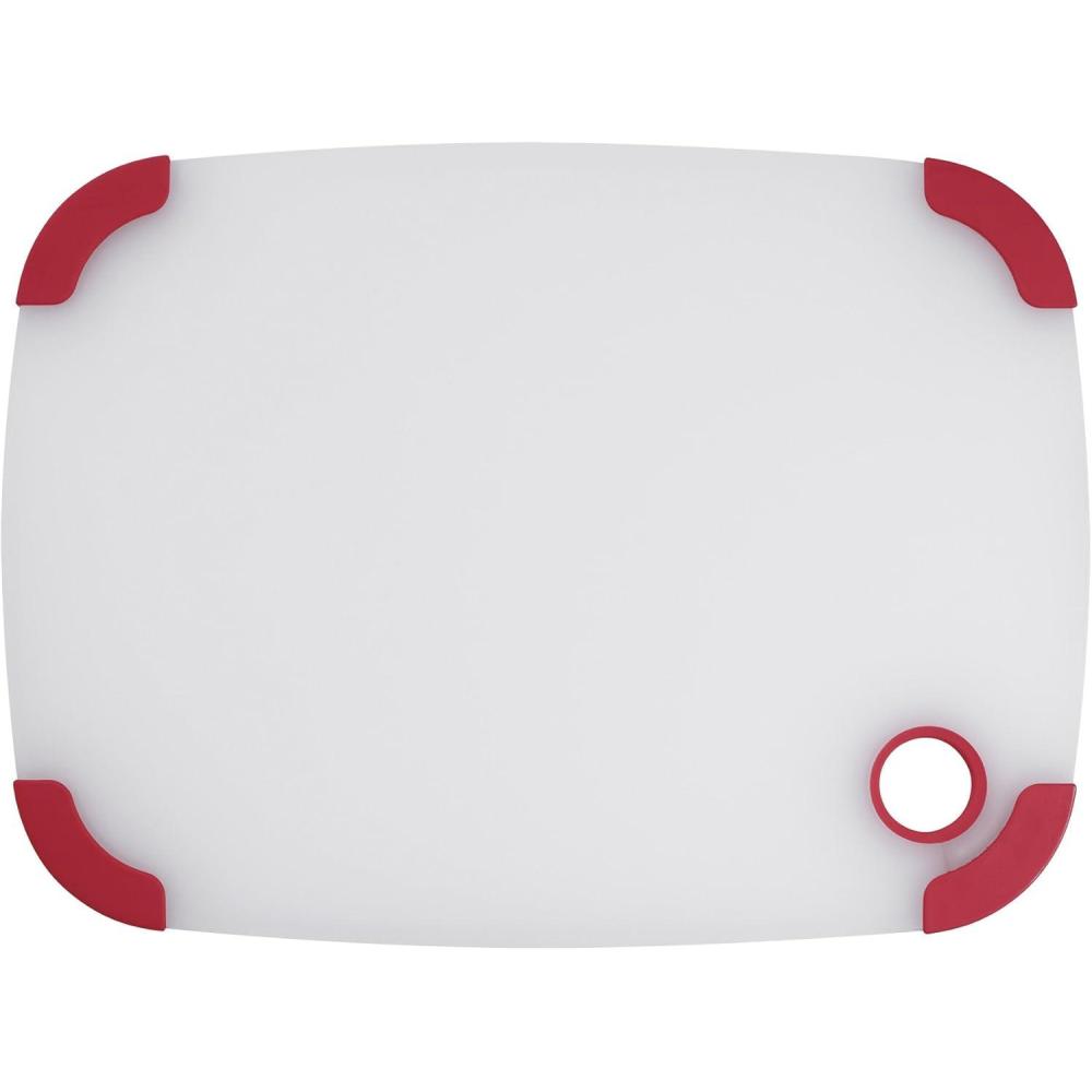 imageCuisinart CPB14SR 14 SemiTransparent Board with Red Trim White