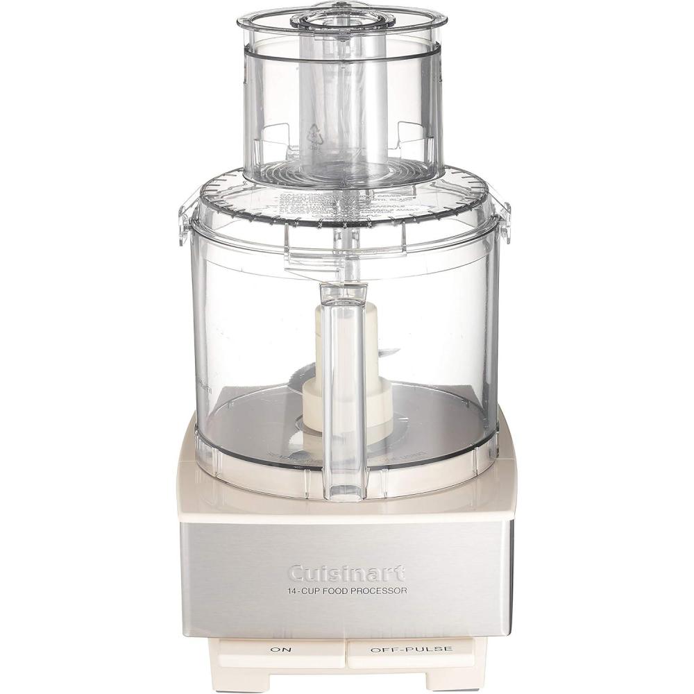 imageCuisinart Cup Pro Custom 11 Food Processor With 625 Watt Motor And Extra Large Feed Tube allows For Whole Fruit And Vegetables Additional Accessories Included For Even More Versatility WhiteCream