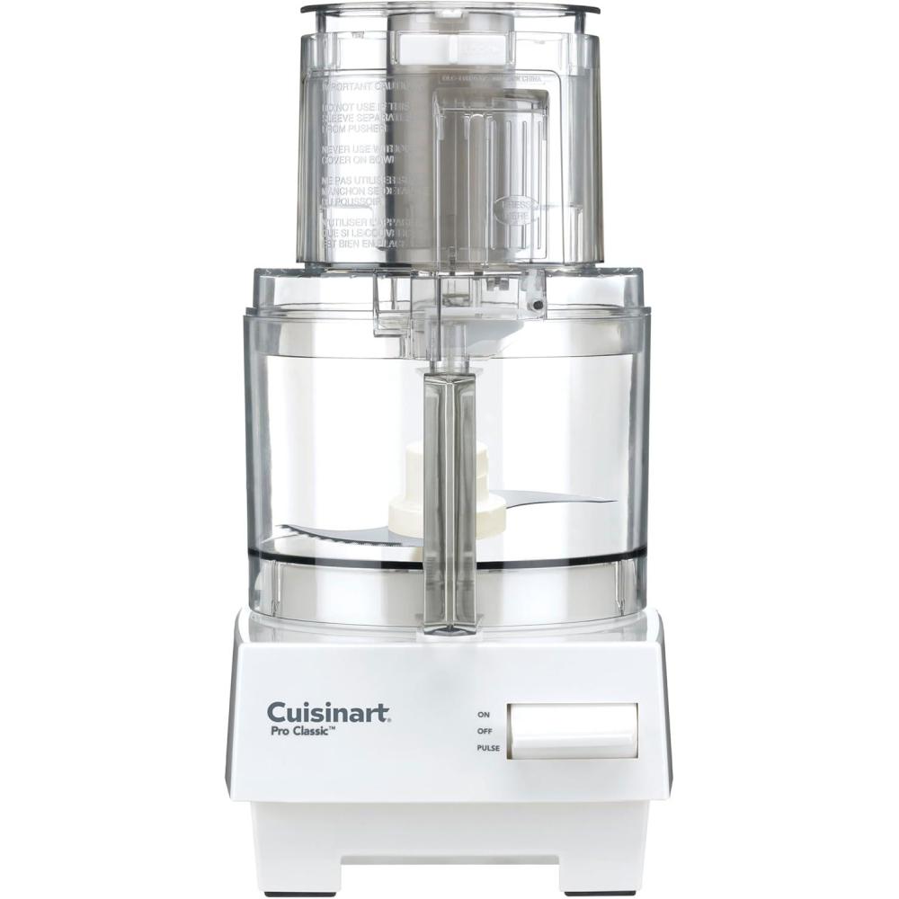 imageCuisinart Cup Pro Custom 11 Food Processor With 625 Watt Motor And Extra Large Feed Tube allows For Whole Fruit And Vegetables Additional Accessories Included For Even More Versatility WhiteWhite