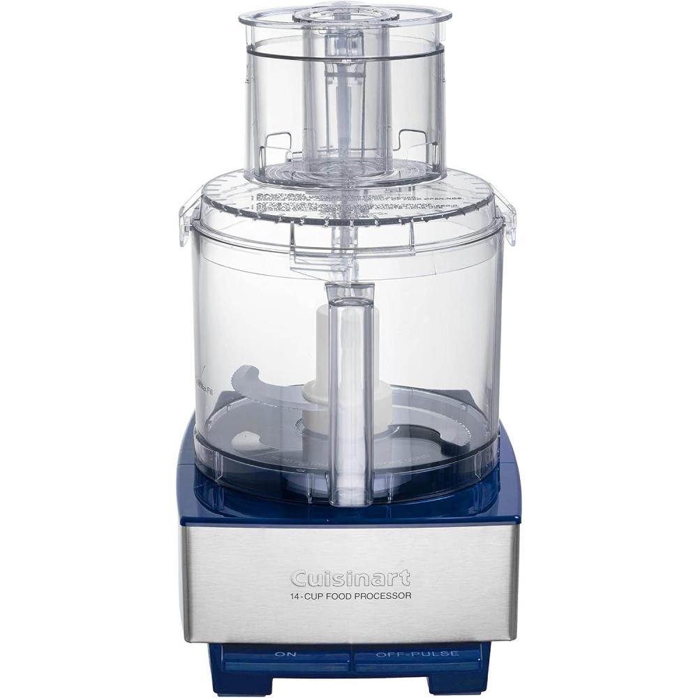 imageCuisinart Cup Pro Custom 11 Food Processor With 625 Watt Motor And Extra Large Feed Tube allows For Whole Fruit And Vegetables Additional Accessories Included For Even More Versatility WhiteNavy