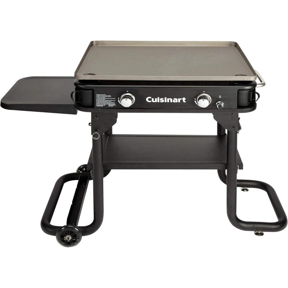 imageCuisinart Flat Top Professional Quality Propane CGG0028 28 Two Burner Gas Griddle