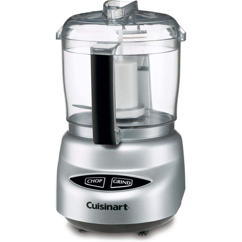 imageCuisinart MiniPrep Plus Food Processor 24Ounce Mini Food Processor to Chop Herbs Vegetables and Hard Cheese 24Ounce Work Bowl Reversible Stainless Steel Blade DLC2ABC Brushed ChromeBrushed Chrome