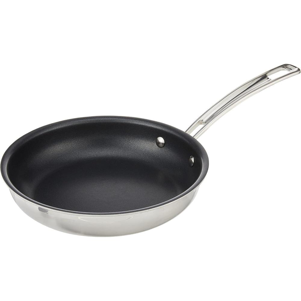imageCuisinart MultiClad Pro 8 Open Skillet 8Inch Non Stick Stainless Steel MCPS22C20NSN8Inch