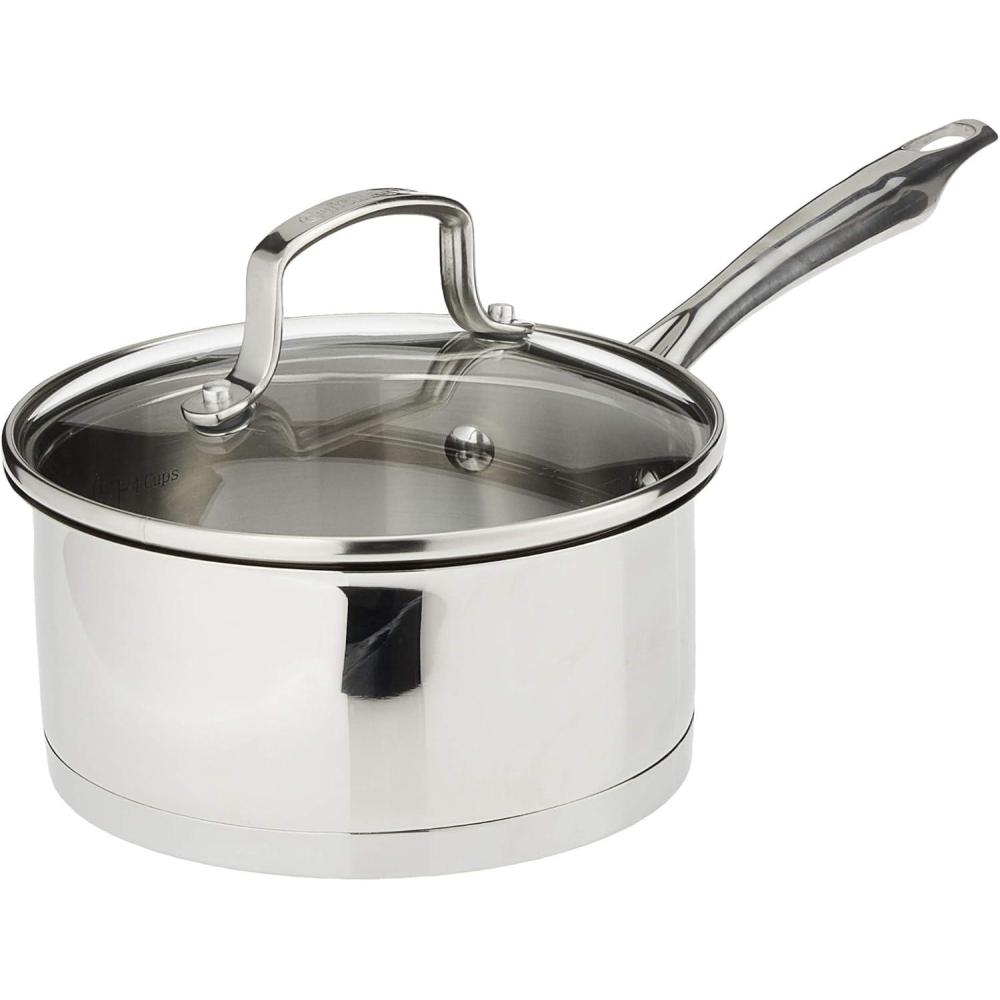 imageCuisinart Professional Stainless Saucepan with Cover 15Quart Stainless Steel891916Saucepan