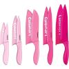 imageCuisinart 10pc Ceramic Coated Color Knife Set  Pink for BCRF C5510PCPK