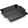 imageCuisinart 11 x 11 NonStick Grill Wok Perforated BBQ Grill Basket for Grilling Veggies Meat amp StirFry Outdoor Grilling Basket for Charcoal and Gas Grills11 x 11Inch