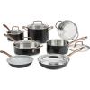 imageCuisinart 11Piece Matte Black Elegance Cookware Set