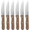 imageCuisinart C55WS6STK Advantage Cutlery 6Piece Triple Rivet Walnut Steak Knife Set