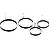 imageCuisinart CGR400 Size 4 inch 6 inch and 8 inch Ultimate Griddle Ring Set 4Piece