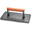 imageCuisinart Cast Iron Grill Press with Wooden Handle Heavy Duty Nonstick Rectangle Burger Press with Wood Handle Perfect Grill Accessory for Steak Bacon Paninis and MoreCast Iron Grill Press with Wood Handle