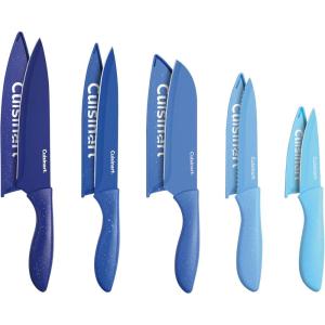 Cuisinart 10-Piece Ceramic Coated Oceanware Knife Set
