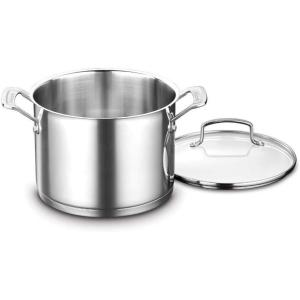 Cuisinart 6-Quart. Stockpot w/Cover, Stainless Steel